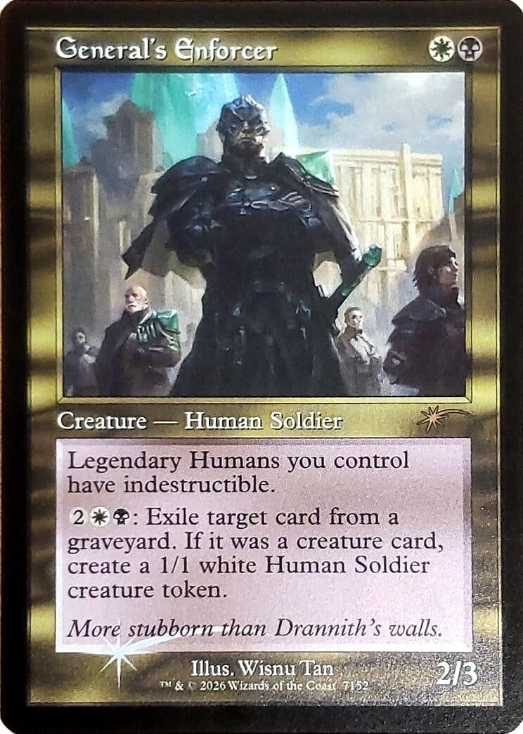 General's Enforcer (Retro Frame) (7152) (Secret Lair Drop Series)