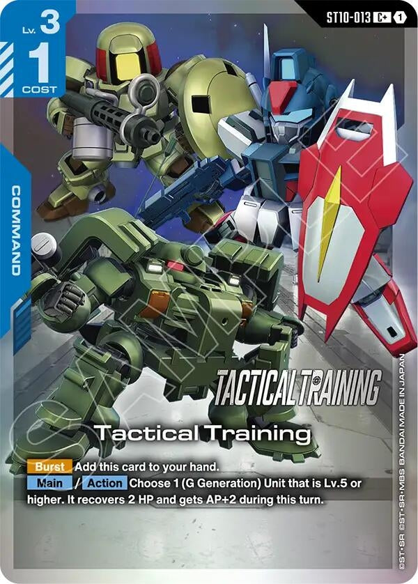 Image for Tactical Training (C+) (ST10-013) (Starter Deck 10: Generation Pulse) (ST10) - Gundam Card Game
