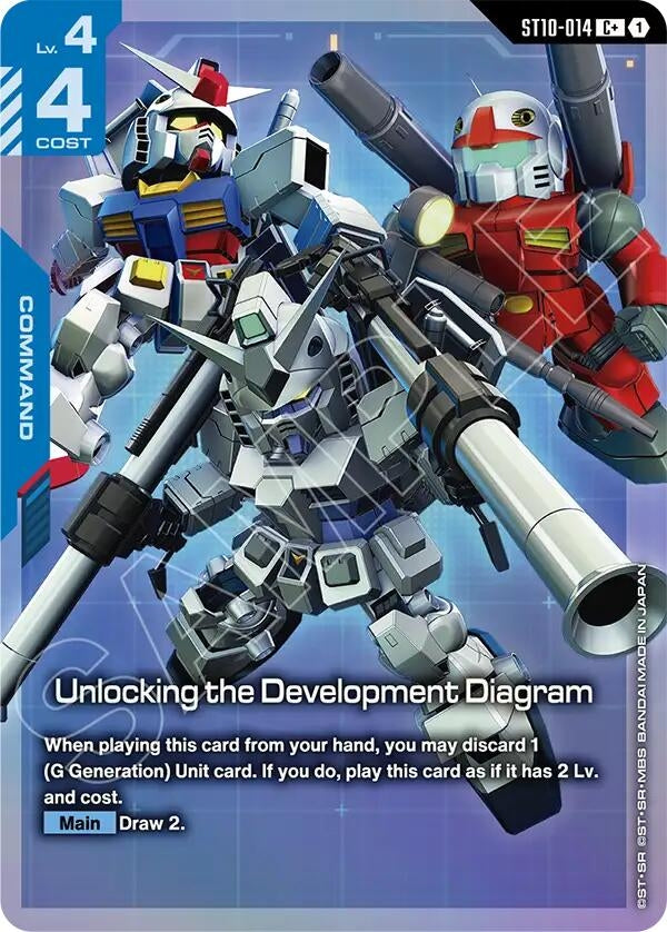 Image for Unlocking the Development Diagram (C+) (ST10-014) (Starter Deck 10: Generation Pulse) (ST10) - Gundam Card Game