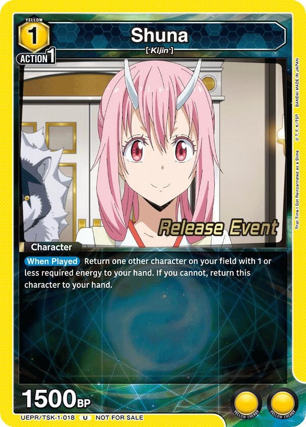 Image for Shuna (018) (UEPR/TSK-1-018) (UE20BT: That Time I Got Reincarnated as a Slime Release Event Cards) (UE20BT_RE) - Union Arena