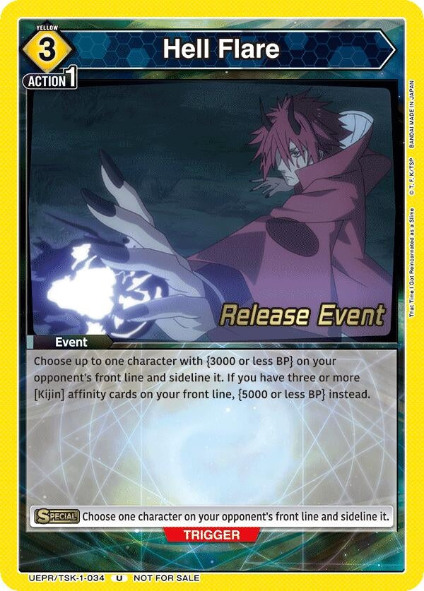 Image for Hell Flare (UEPR/TSK-1-034) (UE20BT: That Time I Got Reincarnated as a Slime Release Event Cards) (UE20BT_RE) - Union Arena