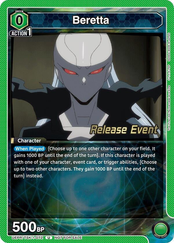 Image for Beretta (UEPR/TSK-1-072) (UE20BT: That Time I Got Reincarnated as a Slime Release Event Cards) (UE20BT_RE) - Union Arena