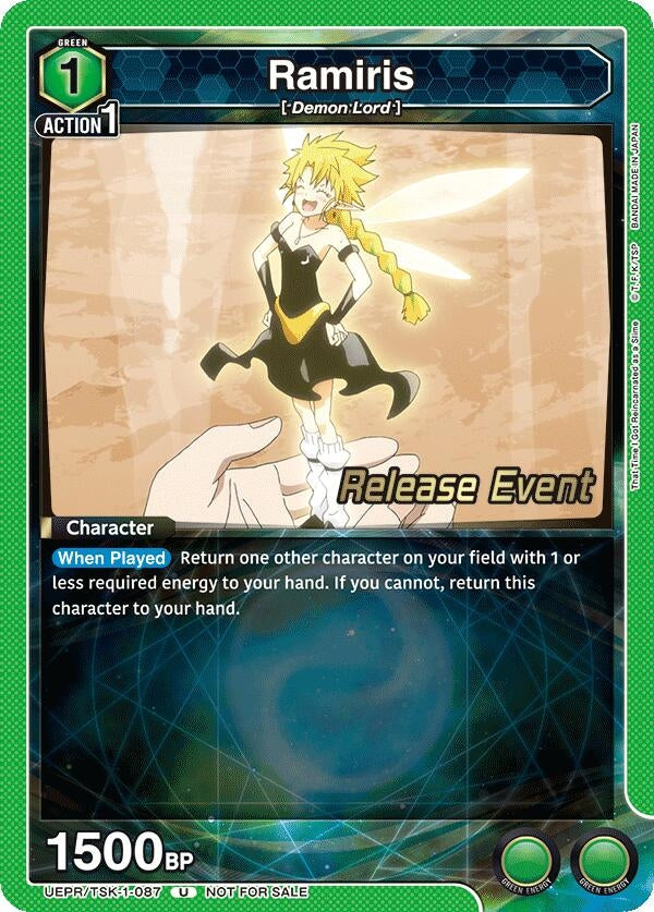 Image for Ramiris (UEPR/TSK-1-087) (UE20BT: That Time I Got Reincarnated as a Slime Release Event Cards) (UE20BT_RE) - Union Arena
