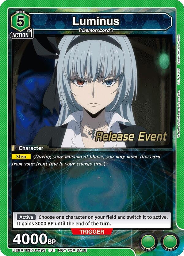 Image for Luminus (093) (UEPR/TSK-1-093) (UE20BT: That Time I Got Reincarnated as a Slime Release Event Cards) (UE20BT_RE) - Union Arena