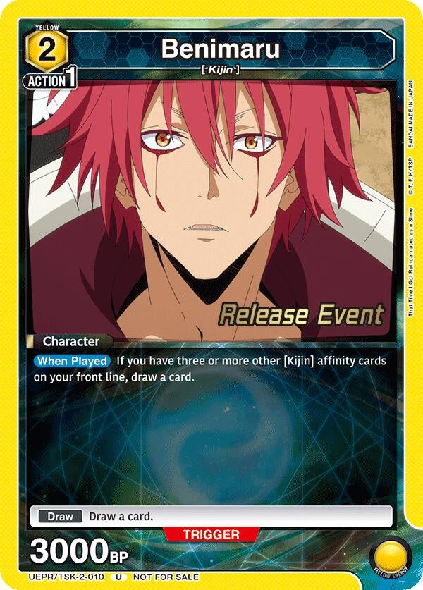 Image for Benimaru (010) (UEPR/TSK-2-010) (UE20BT: That Time I Got Reincarnated as a Slime Release Event Cards) (UE20BT_RE) - Union Arena