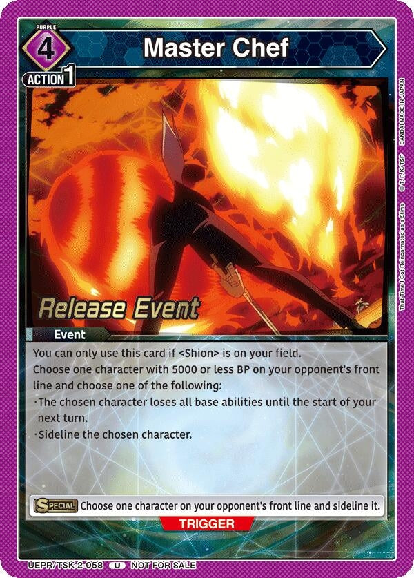 Image for Master Chef (UEPR/TSK-2-058) (UE20BT: That Time I Got Reincarnated as a Slime Release Event Cards) (UE20BT_RE) - Union Arena
