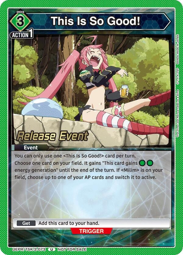 Image for This Is So Good! (UEPR/TSK-2-073) (UE20BT: That Time I Got Reincarnated as a Slime Release Event Cards) (UE20BT_RE) - Union Arena