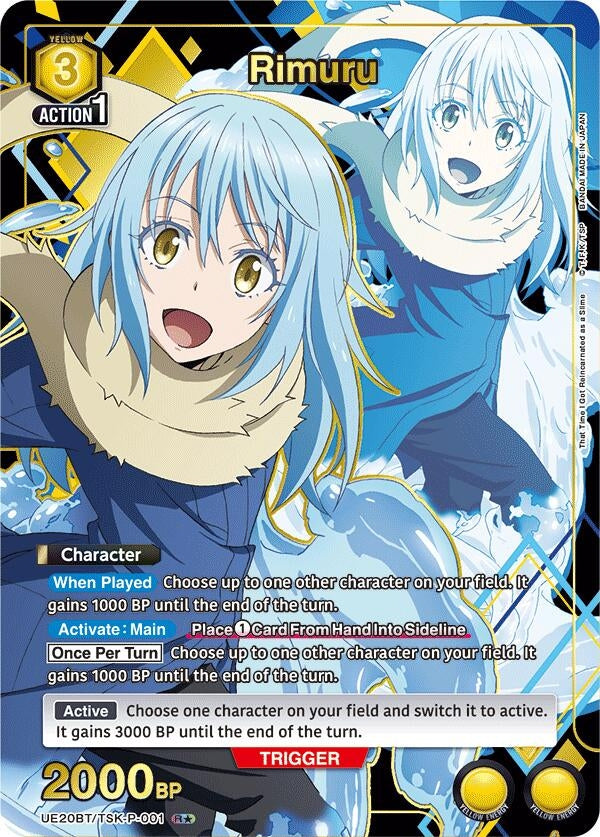 Image for Rimuru (P-001) (R*) (UE20BT/TSK-P-001) (UE20BT: That Time I Got Reincarnated as a Slime) (UE20BT) - Union Arena