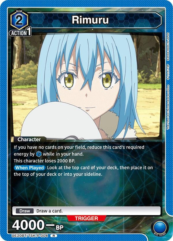 Image for Rimuru (P-004) (UE20BT/TSK-P-004) (UE20BT: That Time I Got Reincarnated as a Slime) (UE20BT) - Union Arena