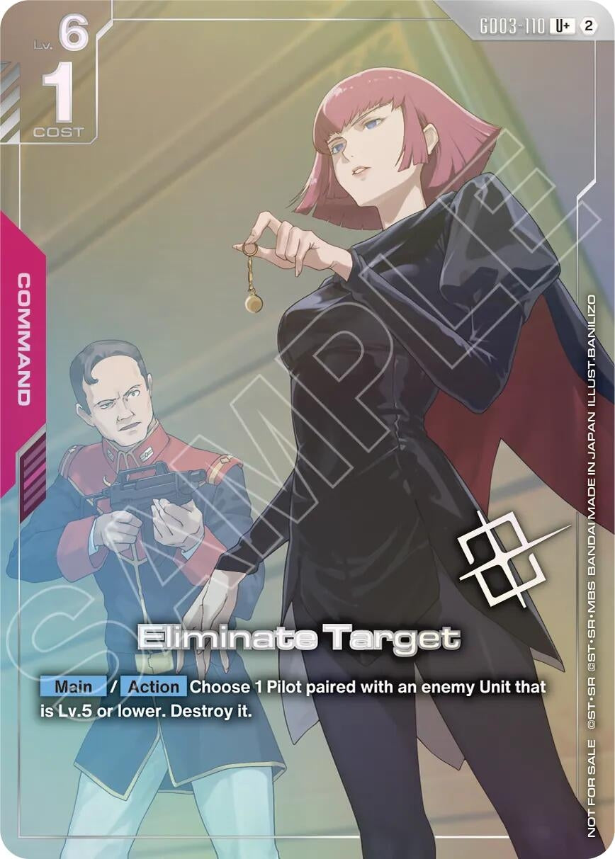 Image for Eliminate Target (Store Tournament Winner Pack 05) (GD03-110) (Gundam Promotional Cards) (GCG-PR) - Gundam Card Game