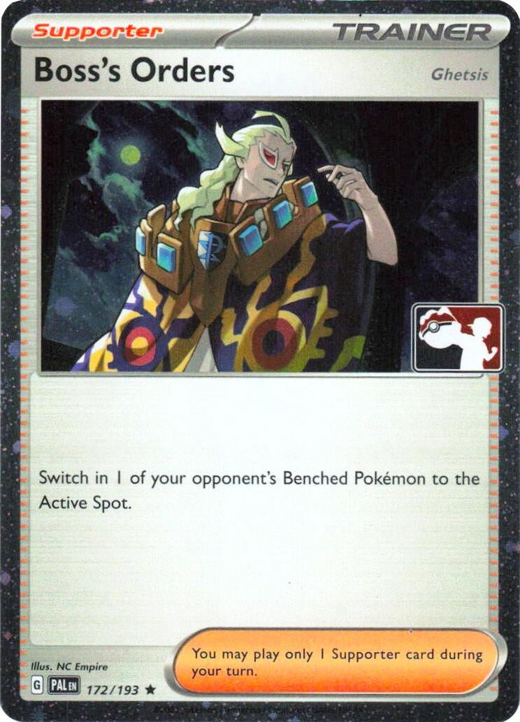 Image for Boss's Orders [Ghetsis] - 172/193 (Cosmos Holo) (172/193) (Prize Pack Series Cards) - Pokemon
