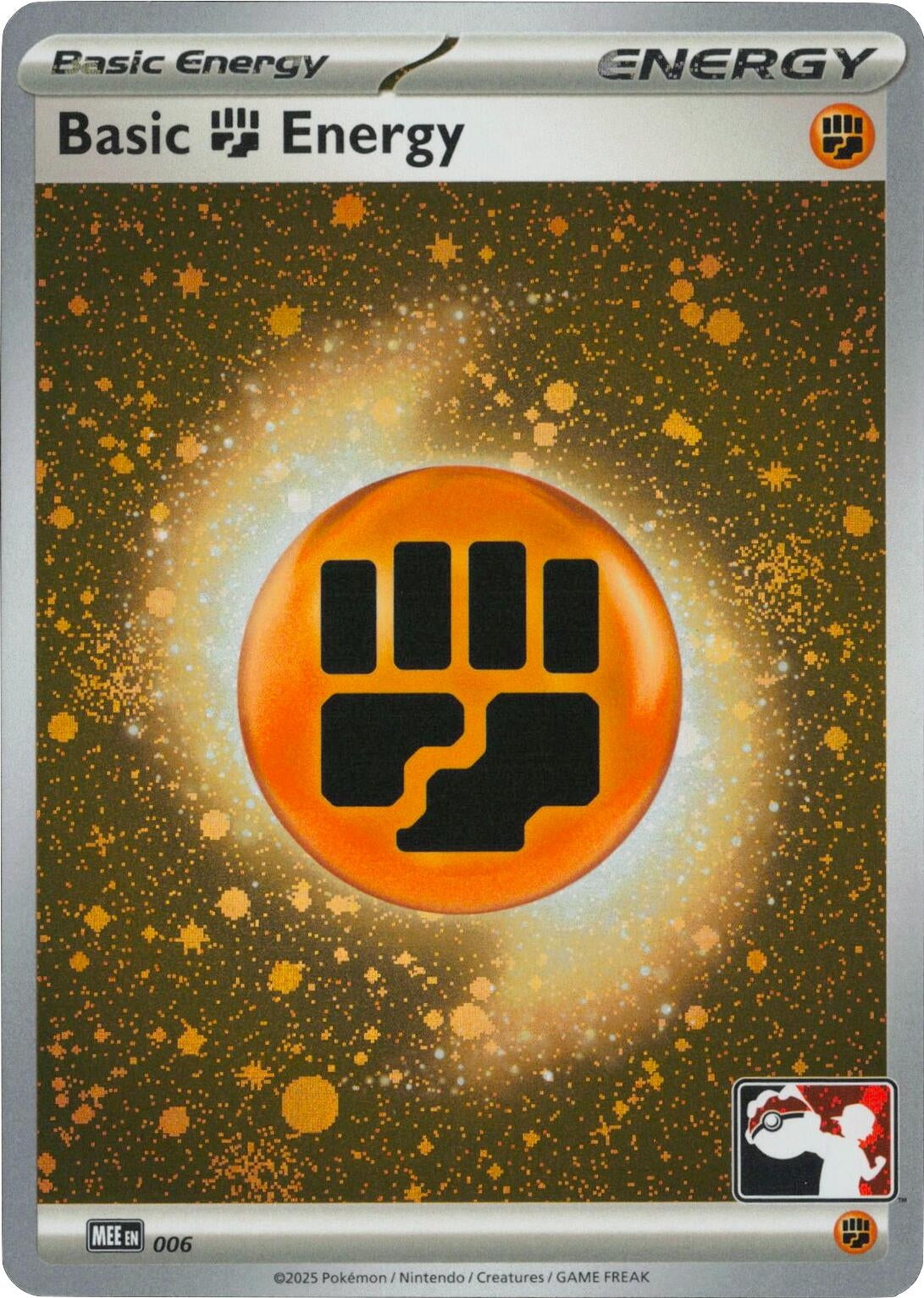 Image for Basic Fighting Energy - MEE 006 (Cosmos Holo) (006) (Prize Pack Series Cards) - Pokemon