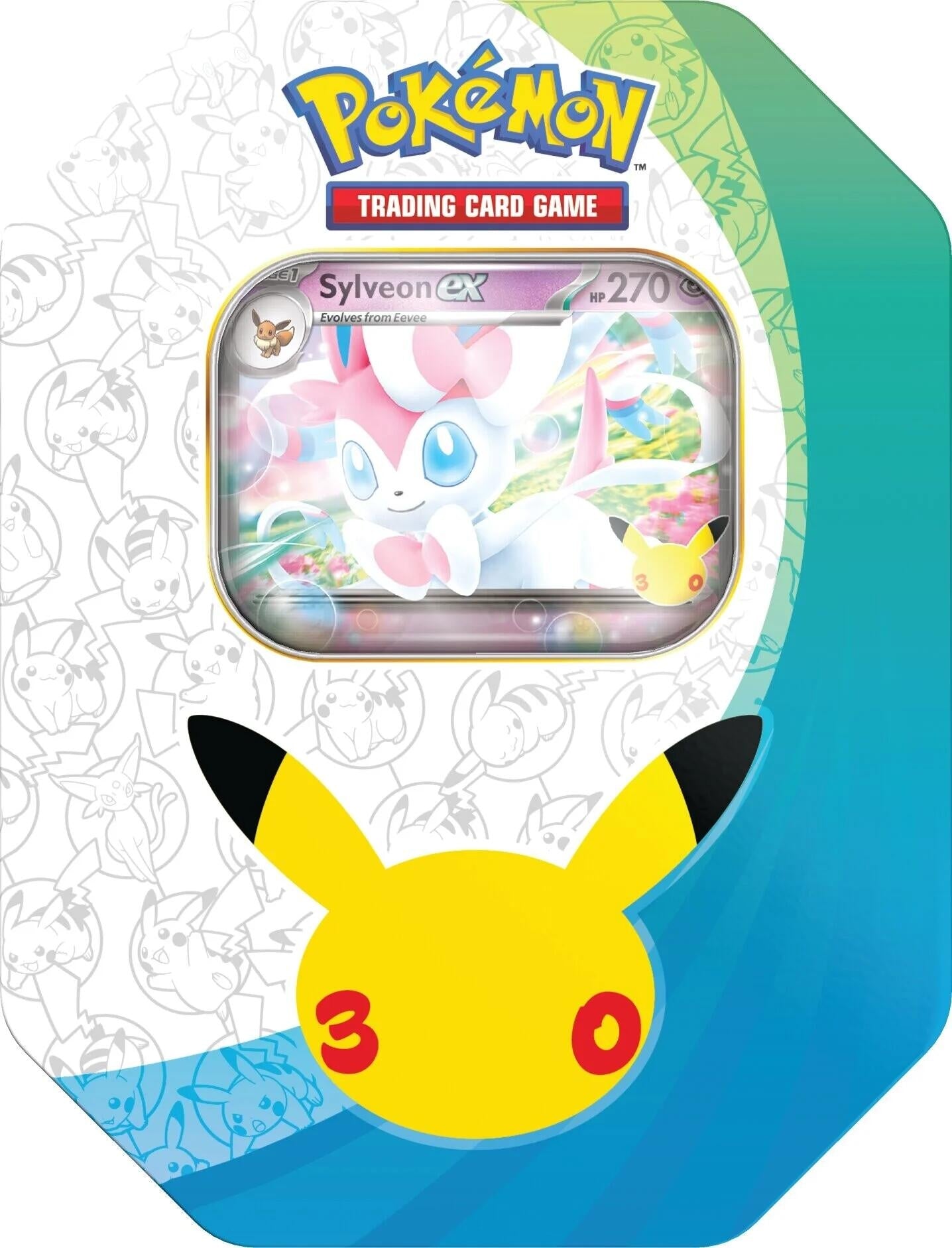 Image for 30th Celebration ex Tin [Sylveon ex] - Pokemon