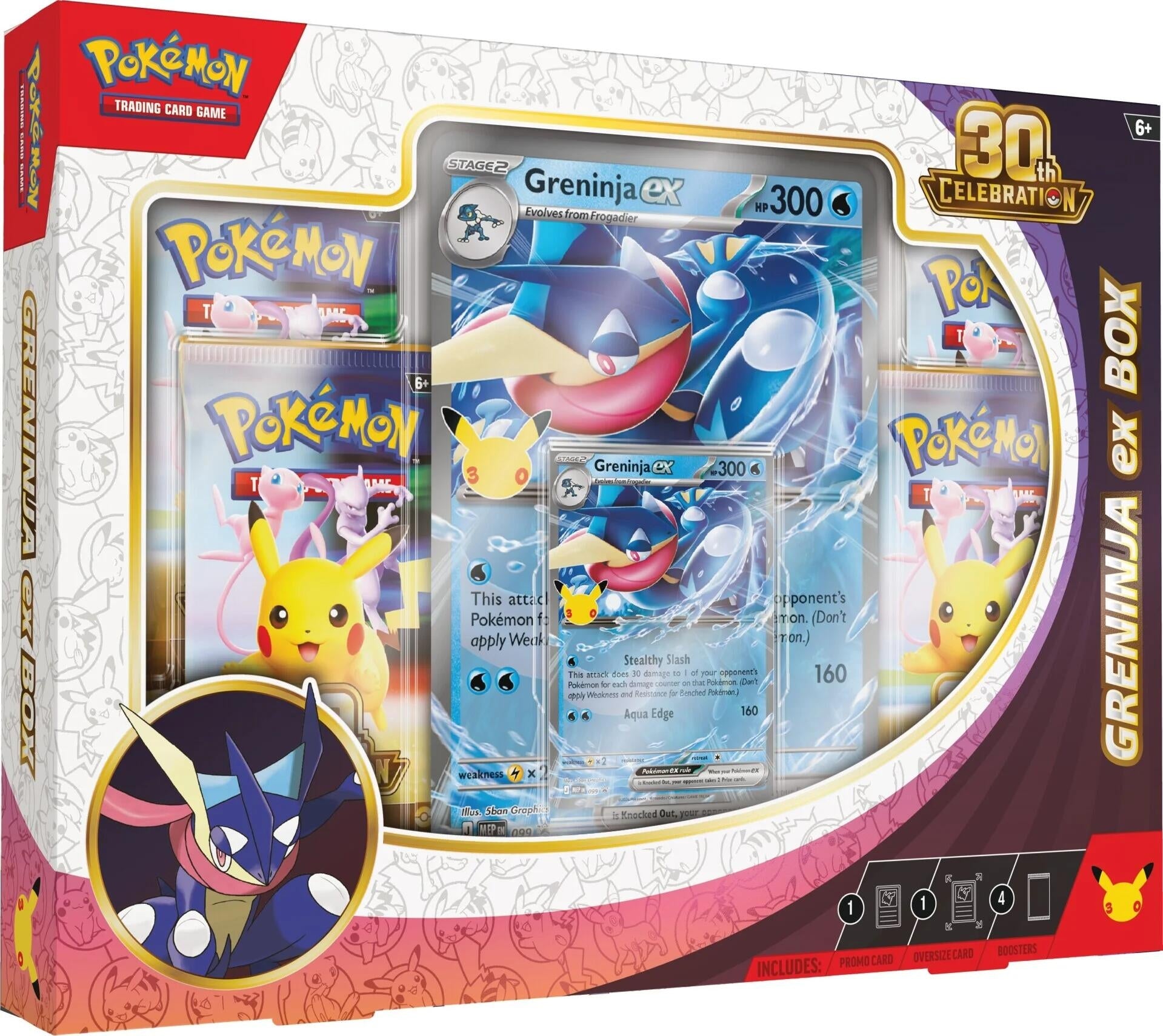 Image for 30th Celebration Greninja ex Box - Pokemon
