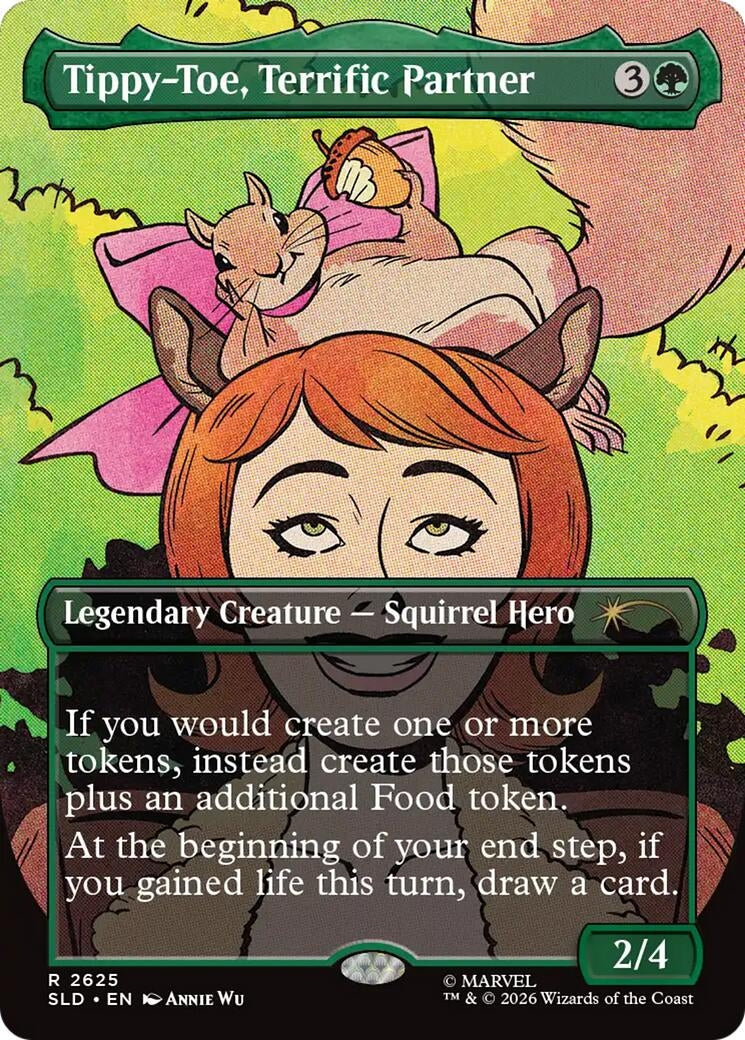 Tippy-Toe, Terrific Partner (2625) (Secret Lair Drop Series)