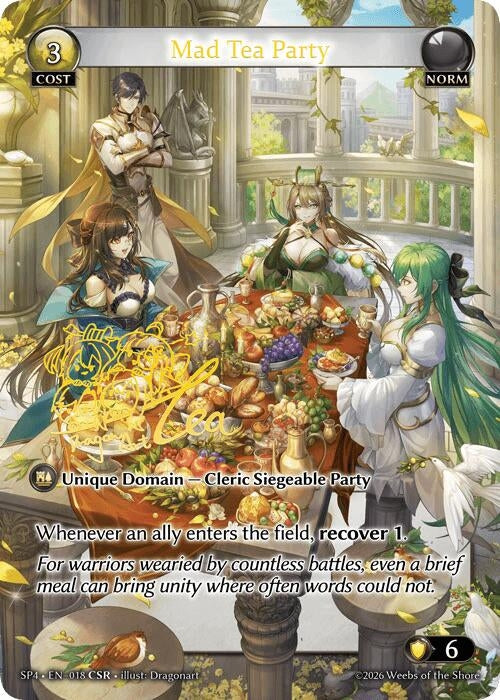 Image for Mad Tea Party (CSR) (018) (Supporter Pack 4) (SP4) - Grand Archive TCG
