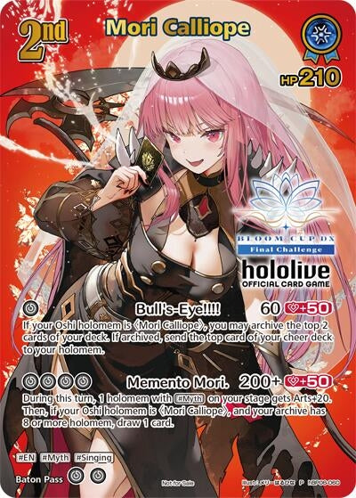 Image for Mori Calliope (P) (hBP06-060) (Bloom Cup DX) (hBP06-060) (hololive OFFICIAL CARD GAME Promos) (hOCGP) - Hololive