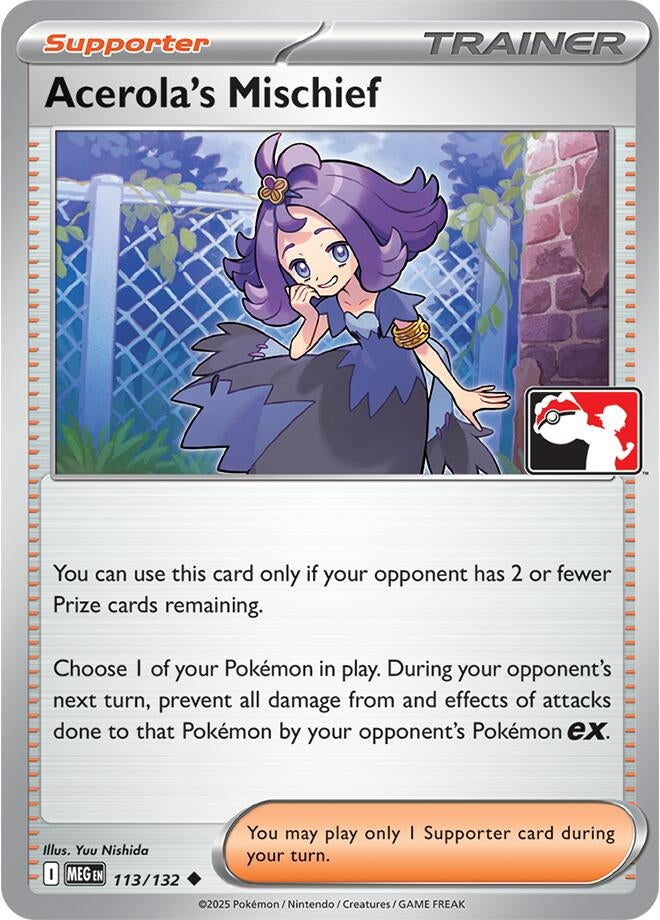 Image for Acerola's Mischief (113/132) (Prize Pack Series Cards) - Pokemon