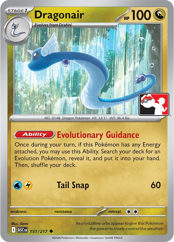 Image for Dragonair (151/217) (Prize Pack Series Cards) - Pokemon