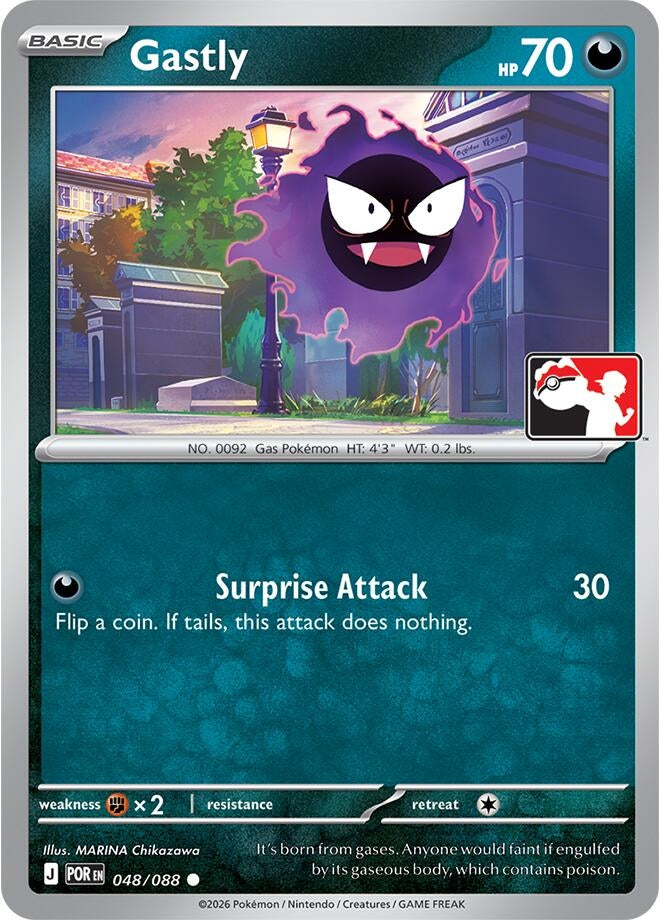 Image for Gastly (048/088) (Prize Pack Series Cards) - Pokemon