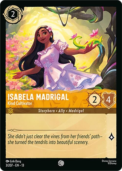 Image for Isabela Madrigal - Kind Cultivator (3/207) (Attack of the Vine!) (13) - Disney Lorcana