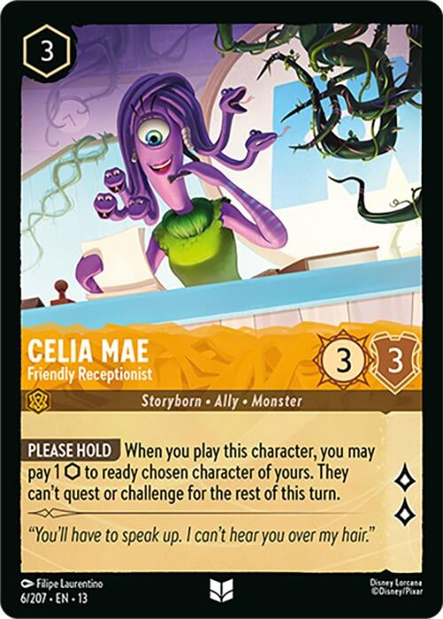 Image for Celia Mae - Friendly Receptionist (6/207) (Attack of the Vine!) (13) - Disney Lorcana