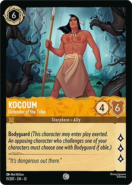 Image for Kocoum - Defender of the Tribe (11/207) (Attack of the Vine!) (13) - Disney Lorcana