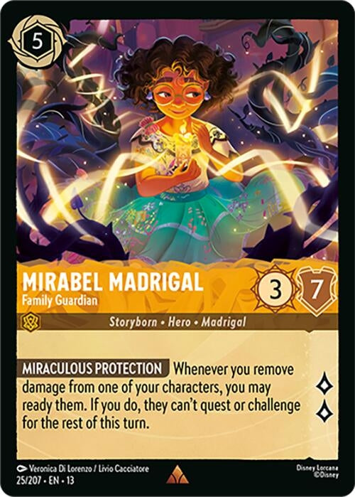 Image for Mirabel Madrigal - Family Guardian (25/207) (Attack of the Vine!) (13) - Disney Lorcana