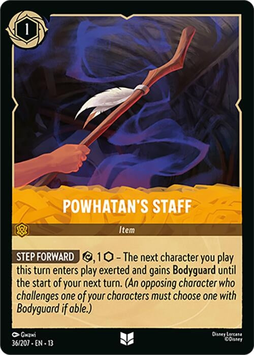 Image for Powhatan's Staff (36/207) (Attack of the Vine!) (13) - Disney Lorcana