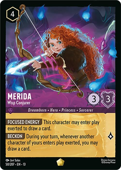 Image for Merida - Wisp Conjurer (50/207) (Attack of the Vine!) (13) - Disney Lorcana
