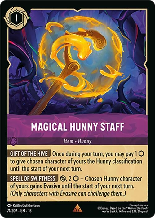 Image for Magical Hunny Staff (71/207) (Attack of the Vine!) (13) - Disney Lorcana
