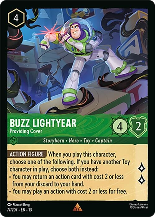 Image for Buzz Lightyear - Providing Cover (77/207) (Attack of the Vine!) (13) - Disney Lorcana