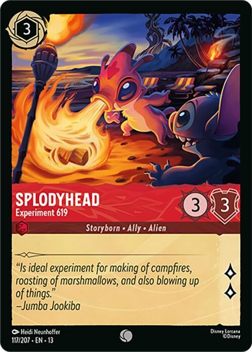 Image for Splodyhead - Experiment 619 (117/207) (Attack of the Vine!) (13) - Disney Lorcana