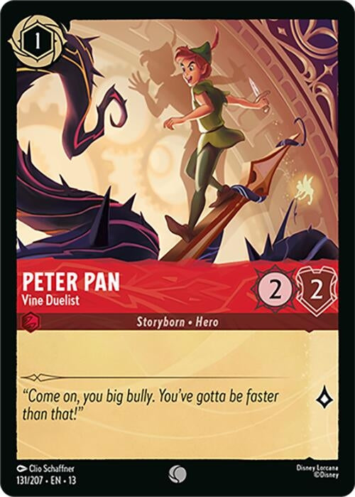 Image for Peter Pan - Vine Duelist (131/207) (Attack of the Vine!) (13) - Disney Lorcana