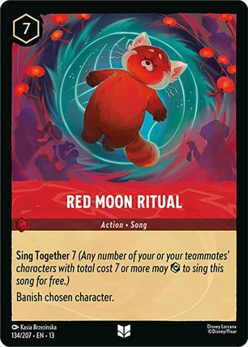 Image for Red Moon Ritual (134/207) (Attack of the Vine!) (13) - Disney Lorcana
