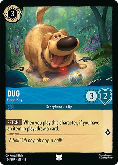 Image for Dug - Good Boy (144/207) (Attack of the Vine!) (13) - Disney Lorcana