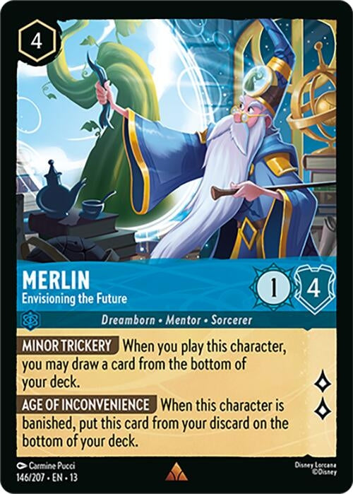 Image for Merlin - Envisioning the Future (146/207) (Attack of the Vine!) (13) - Disney Lorcana