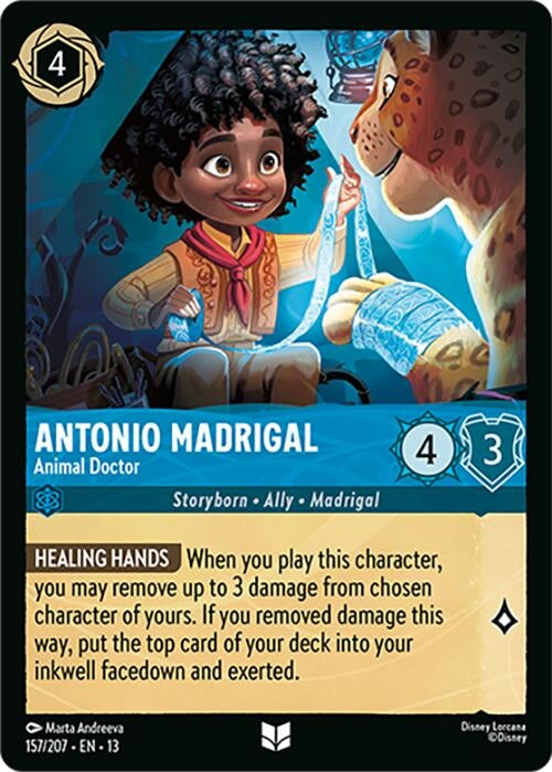 Image for Antonio Madrigal - Animal Doctor (157/207) (Attack of the Vine!) (13) - Disney Lorcana