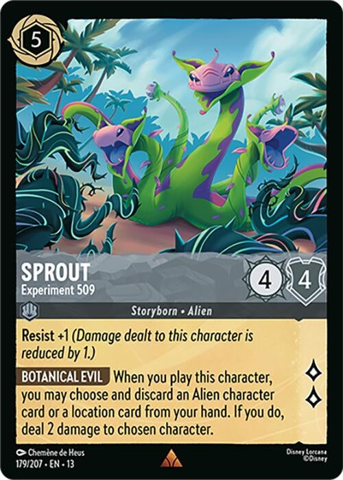 Image for Sprout - Experiment 509 (179/207) (Attack of the Vine!) (13) - Disney Lorcana