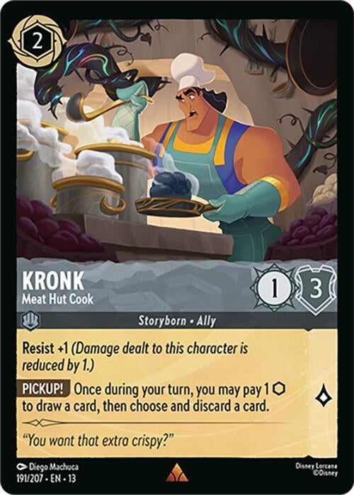 Image for Kronk - Meat Hut Cook (191/207) (Attack of the Vine!) (13) - Disney Lorcana