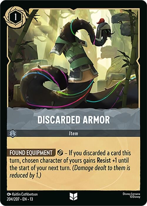 Image for Discarded Armor (204/207) (Attack of the Vine!) (13) - Disney Lorcana