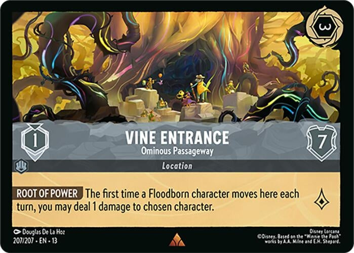 Image for Vine Entrance - Ominous Passageway (207/207) (Attack of the Vine!) (13) - Disney Lorcana