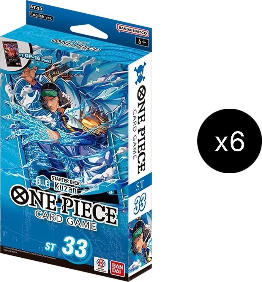 Image for Starter Deck 33: BLUE Kuzan Display - One Piece Card Game
