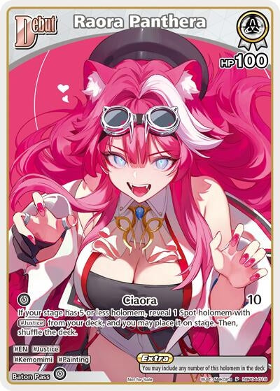 Image for Raora Panthera (P) (hBP04-016) (hBP04-016) (hololive OFFICIAL CARD GAME Promos) (hOCGP) - Hololive