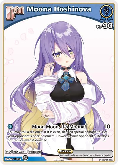 Image for Moona Hoshinova (P) (hBP01-088) (hBP01-088) (hololive OFFICIAL CARD GAME Promos) (hOCGP) - Hololive