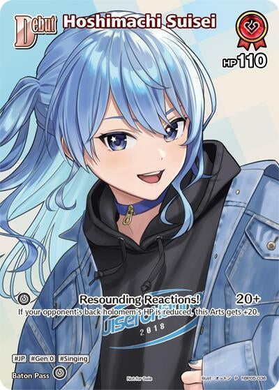 Image for Hoshimachi Suisei (P) (hBP05-036) (hBP05-036) (hololive OFFICIAL CARD GAME Promos) (hOCGP) - Hololive