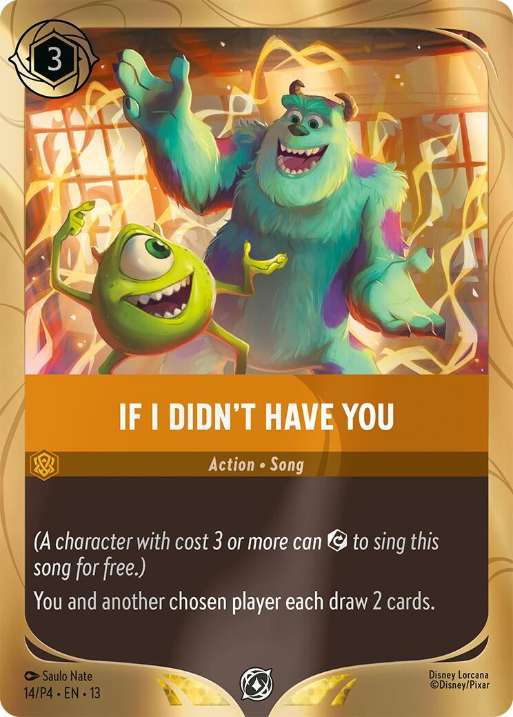 Image for If I Didn't Have You (14) (Disney Lorcana Promo Cards) (DLPC) - Disney Lorcana