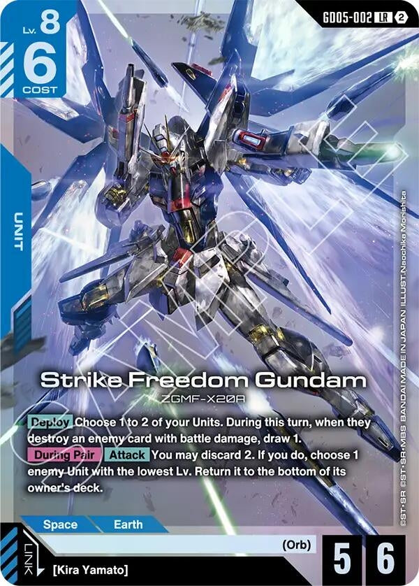 Image for Strike Freedom Gundam (GD05-002) (Freedom Ascension) (GD05) - Gundam Card Game