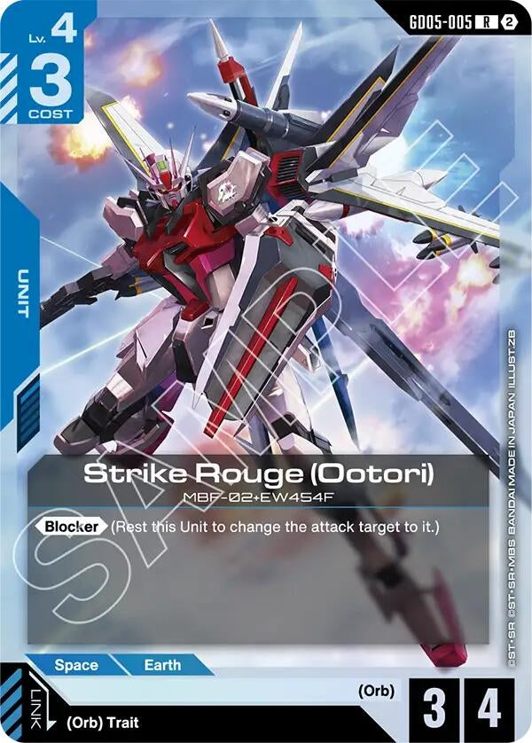 Image for Strike Rouge (Ootori) (GD05-005) (Freedom Ascension) (GD05) - Gundam Card Game