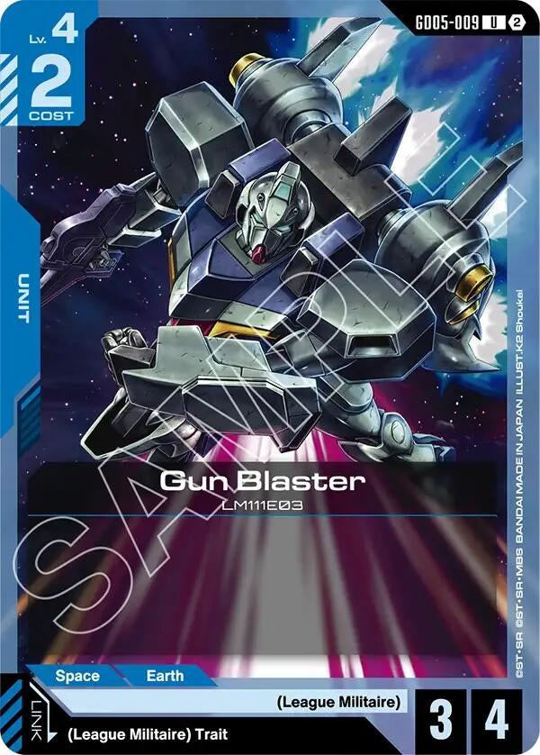 Image for Gun Blaster (GD05-009) (Freedom Ascension) (GD05) - Gundam Card Game